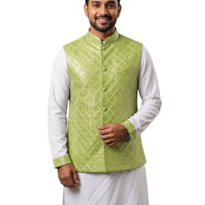 Light oive indian Scquens Dimond Fabric