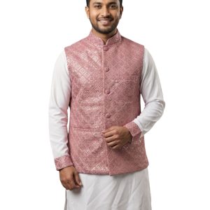 Pink color indian Scquens Dimond Fabric
