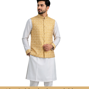 Lite Golden Kuti +White Panjabi