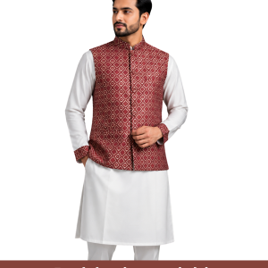 Red Kuti +White Panjabi